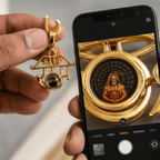Shri Ram Divine Pendant™ with Hidden Meditating Hanuman Ji Image
