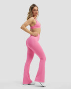 Sculpting High Waist Flare Leggings